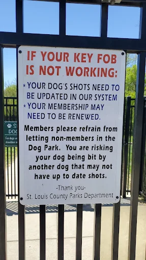 tails & trails dog park at queeny park(membership)